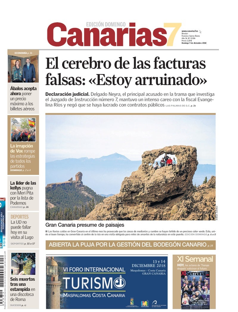 Portada Canarias7 09-12-2018
