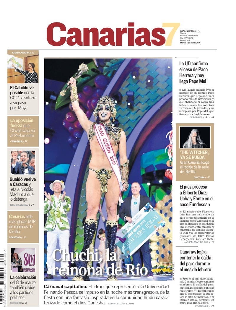 Portada Canarias7 05-03-2019