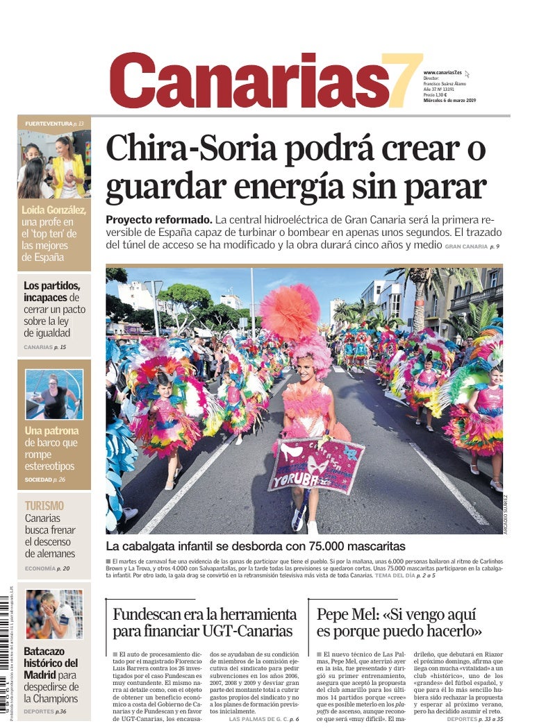 Portada Canarias7 06-03-2019