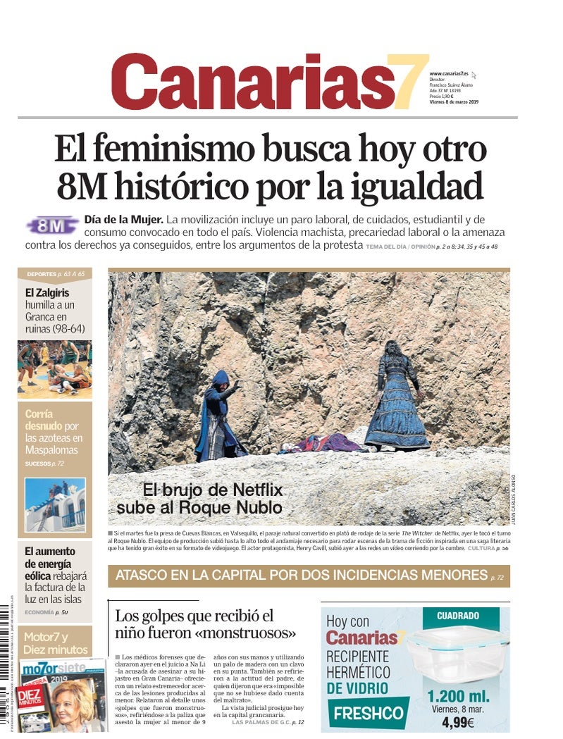 Portada Canarias7 08-03-2019