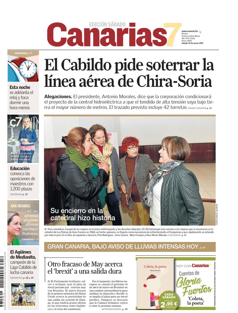 Portada Canarias7 30-03-2019