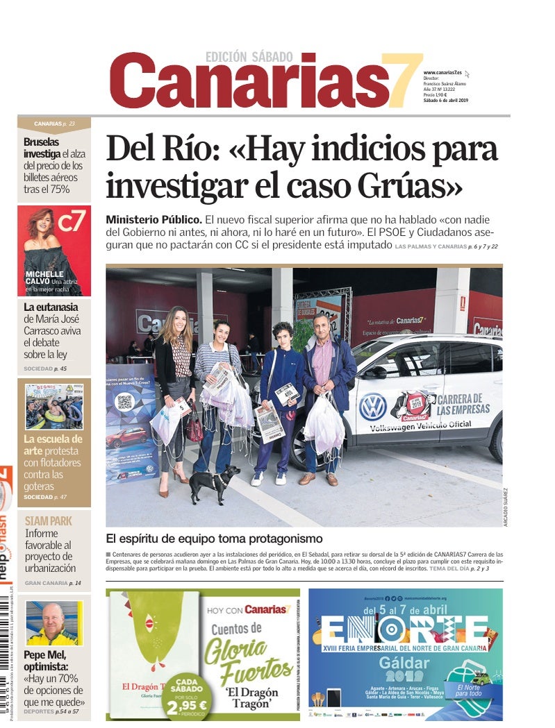 Portada Canarias7 06-04-2019