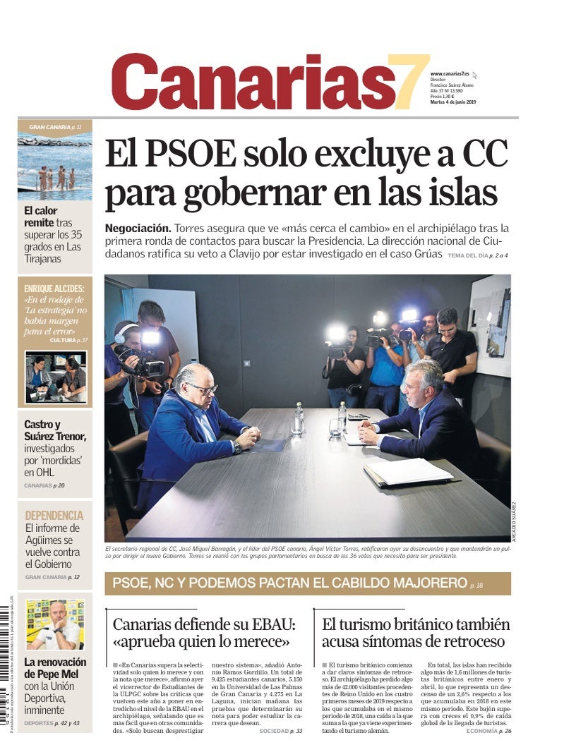Portada Canarias7 04-06-2019