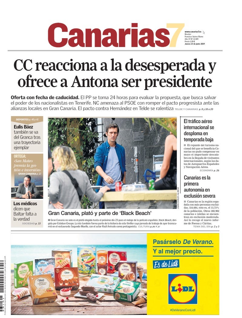 Portada Canarias7 13-06-2019