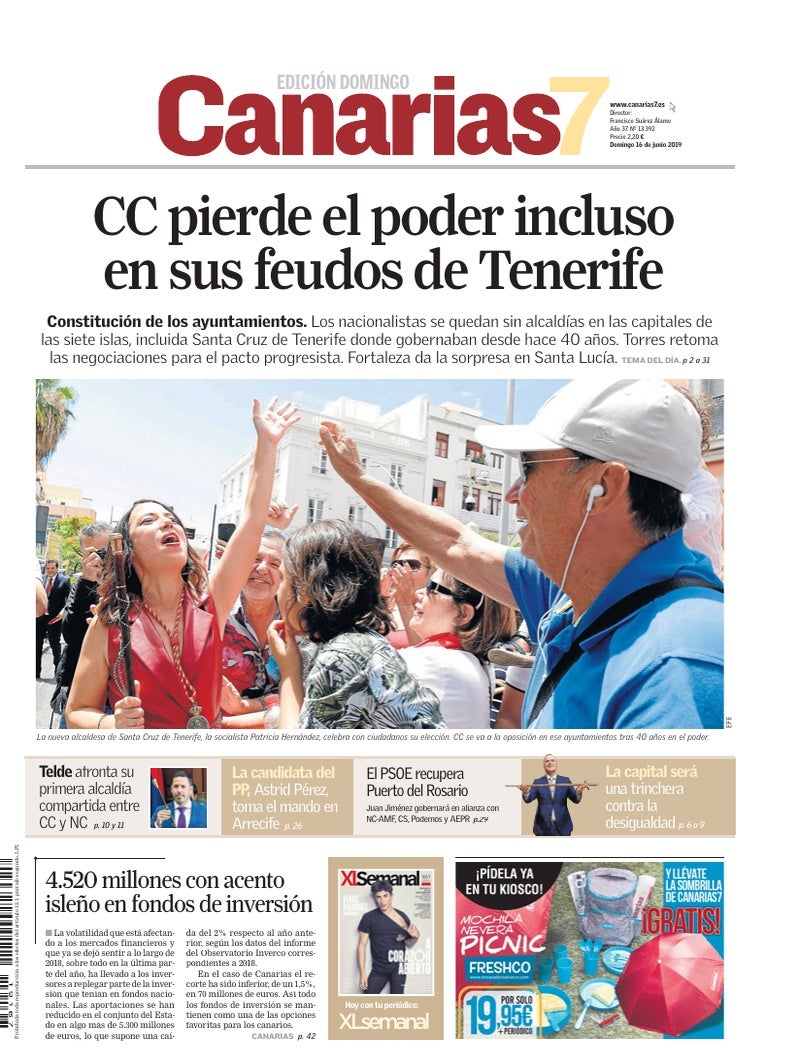 Portada Canarias7 16-06-2019
