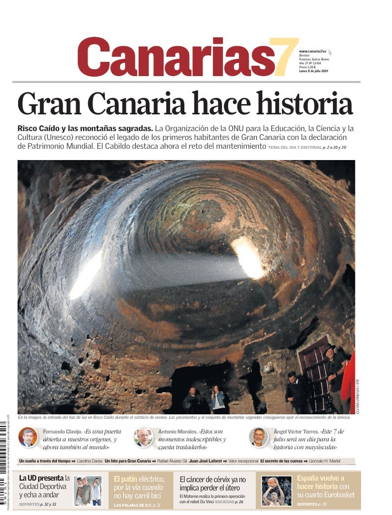 Portada Canarias7 08-07-2019