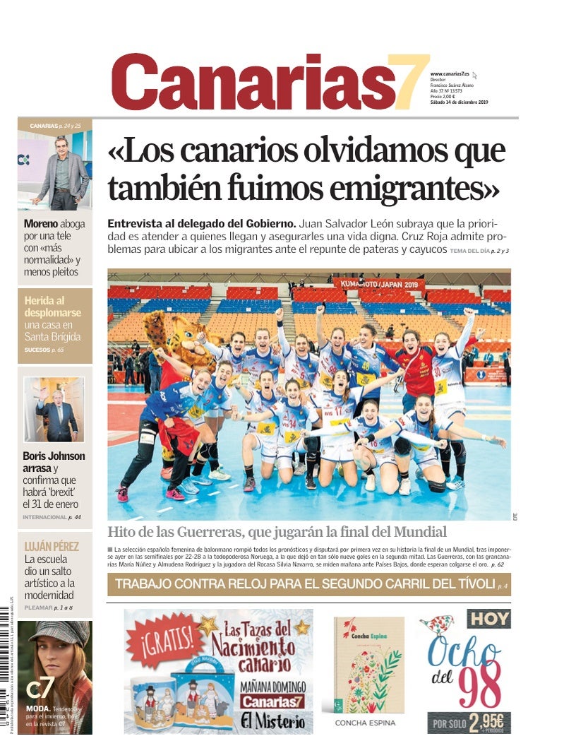 Portada Canarias7 14-12-2019