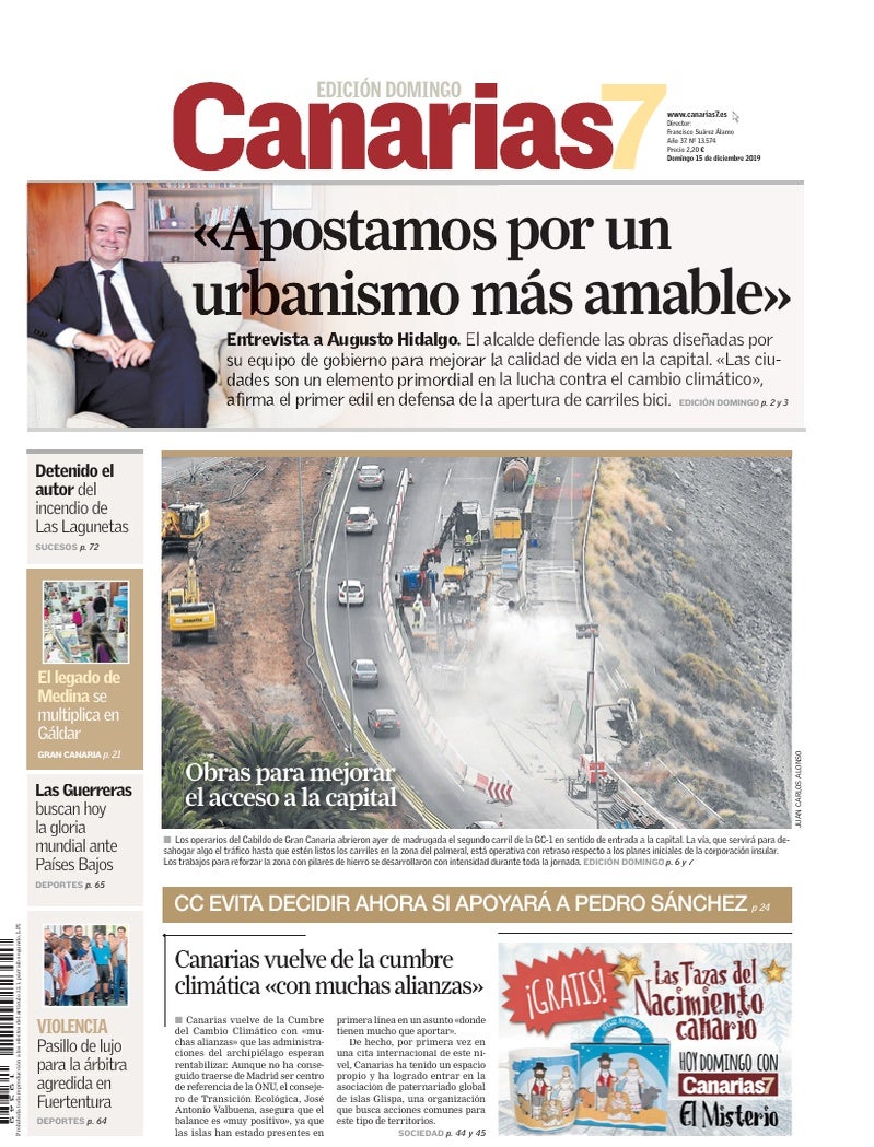 Portada Canarias7 15-12-2019