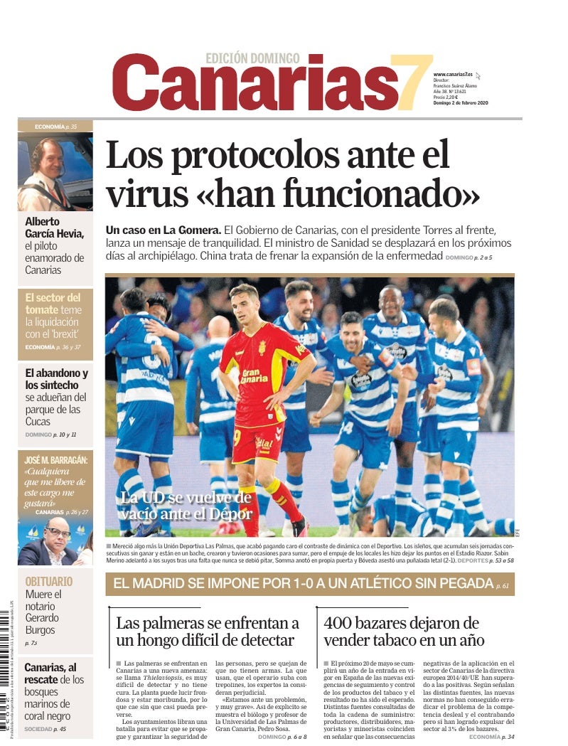 Portada Canarias7 02-02-2020