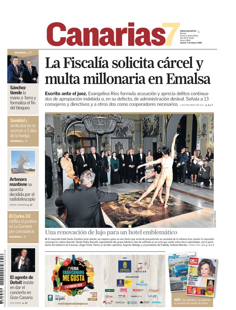 Portada Canarias7 07-02-2020
