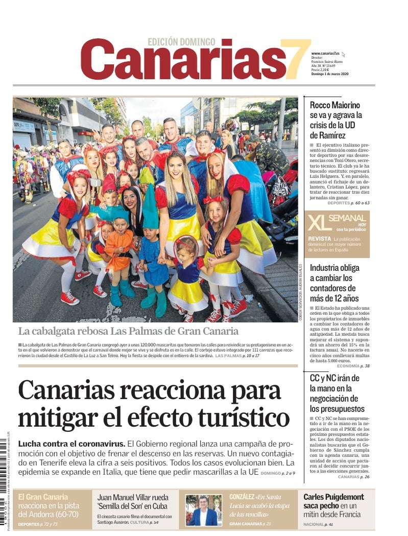 Portada Canarias7 01-03-2020