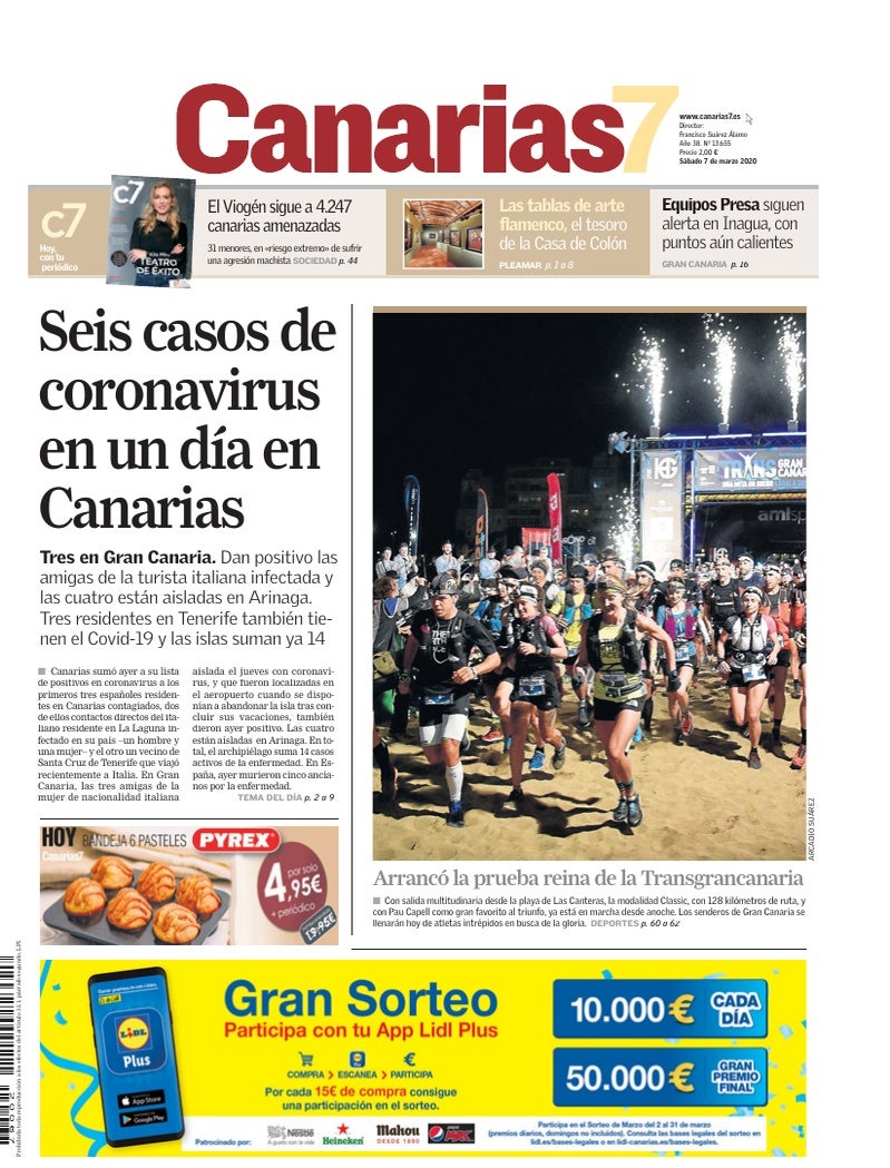 Portada Canarias7 07-03-2020