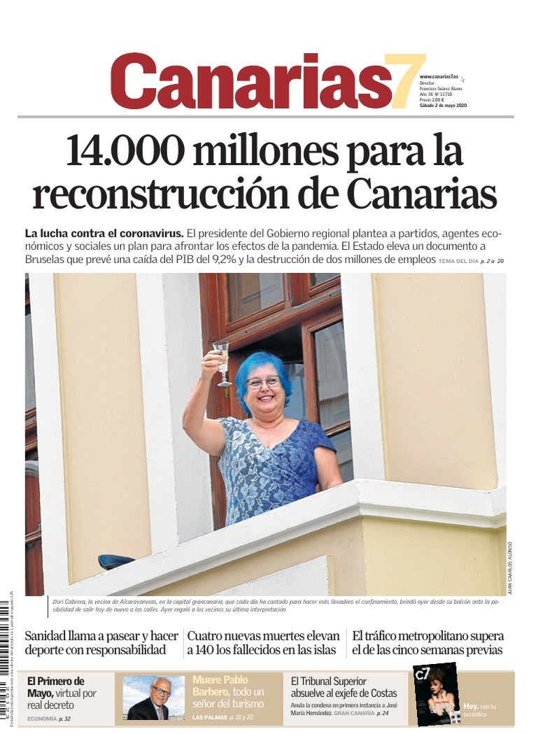 Portada Canarias7 02-05-2020