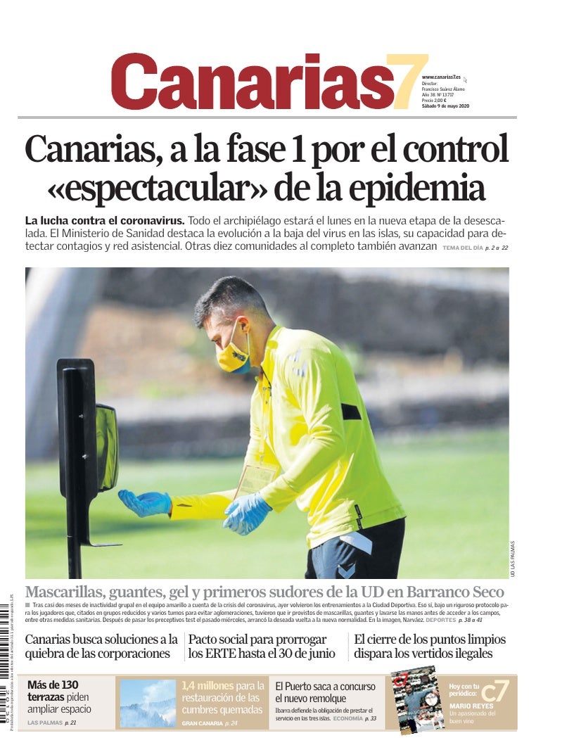 Portada Canarias7 09-05-2020