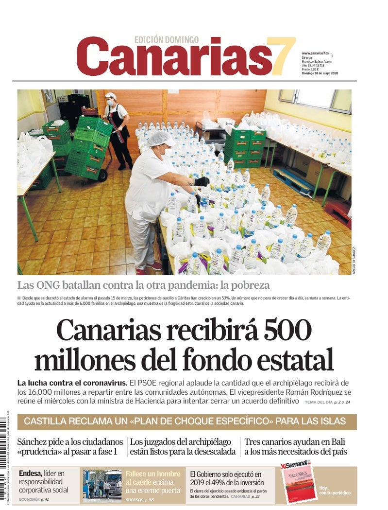 Portada Canarias7 10-05-2020