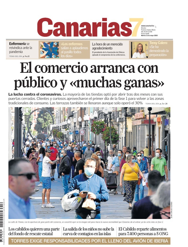 Portada Canarias7 12-05-2020