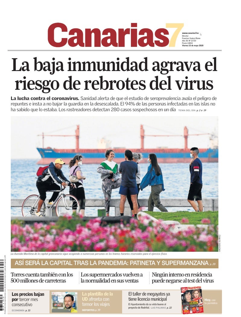 Portada Canarias7 15-05-2020