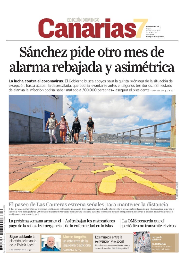 Portada Canarias7 17-05-2020
