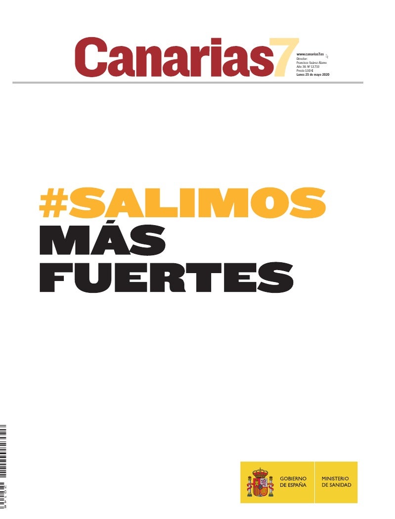 Portada Canarias7 25-05-2020
