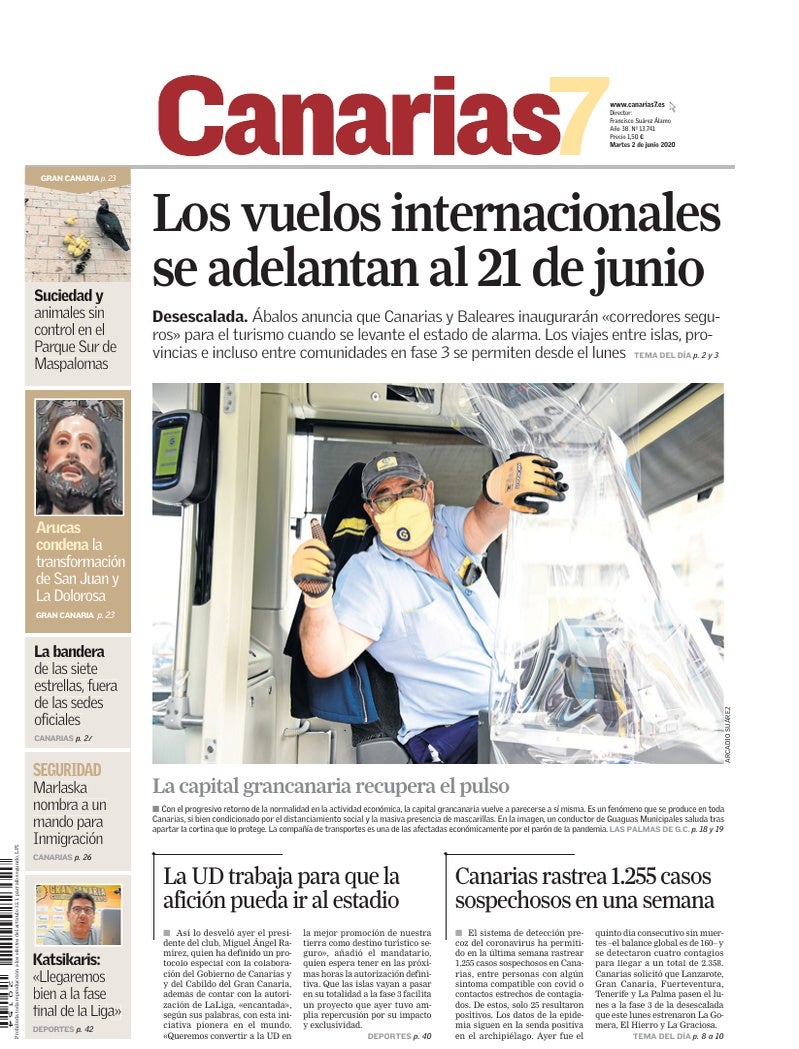 Portada Canarias7 02-06-2020