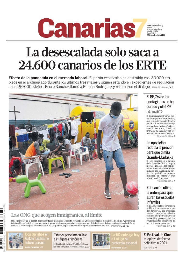 Portada Canarias7 03-06-2020