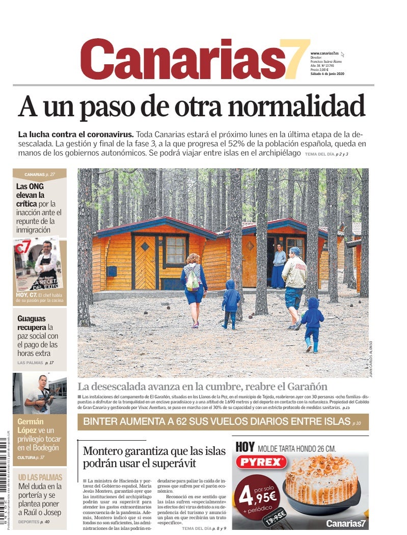 Portada Canarias7 06-06-2020