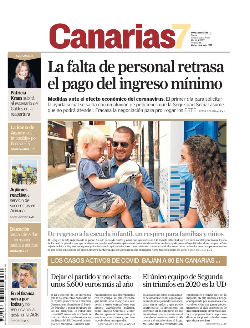 Portada Canarias7 16-06-2020