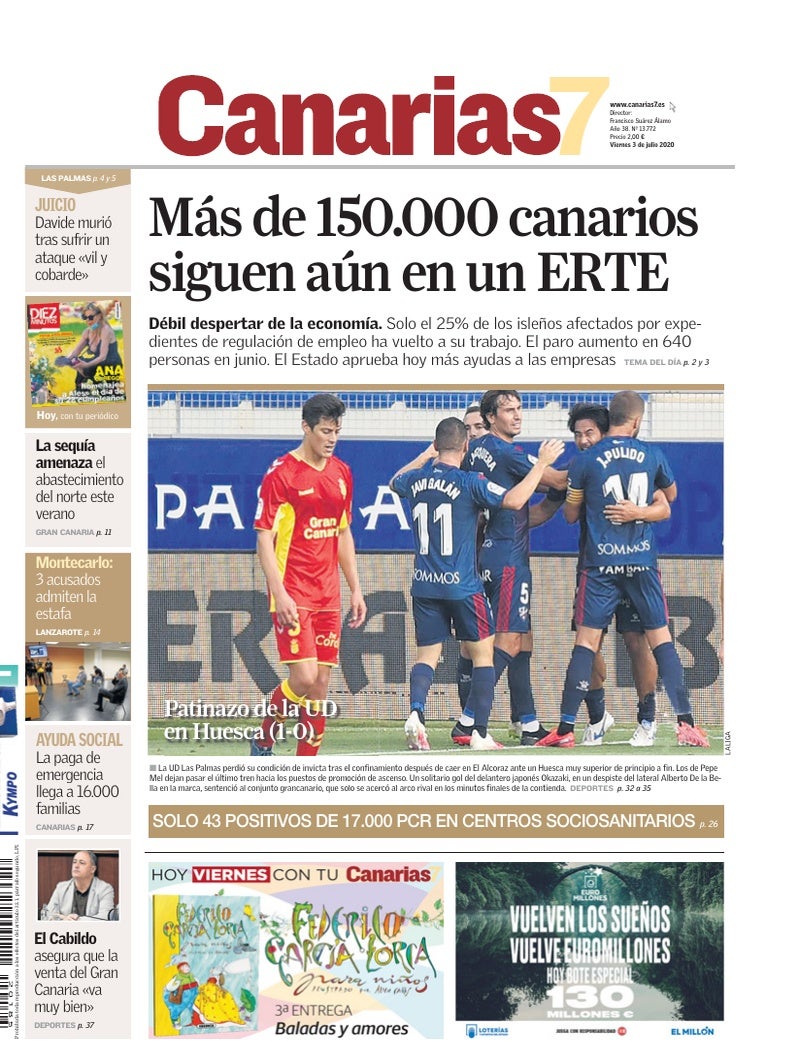 Portada Canarias7 03-07-2020