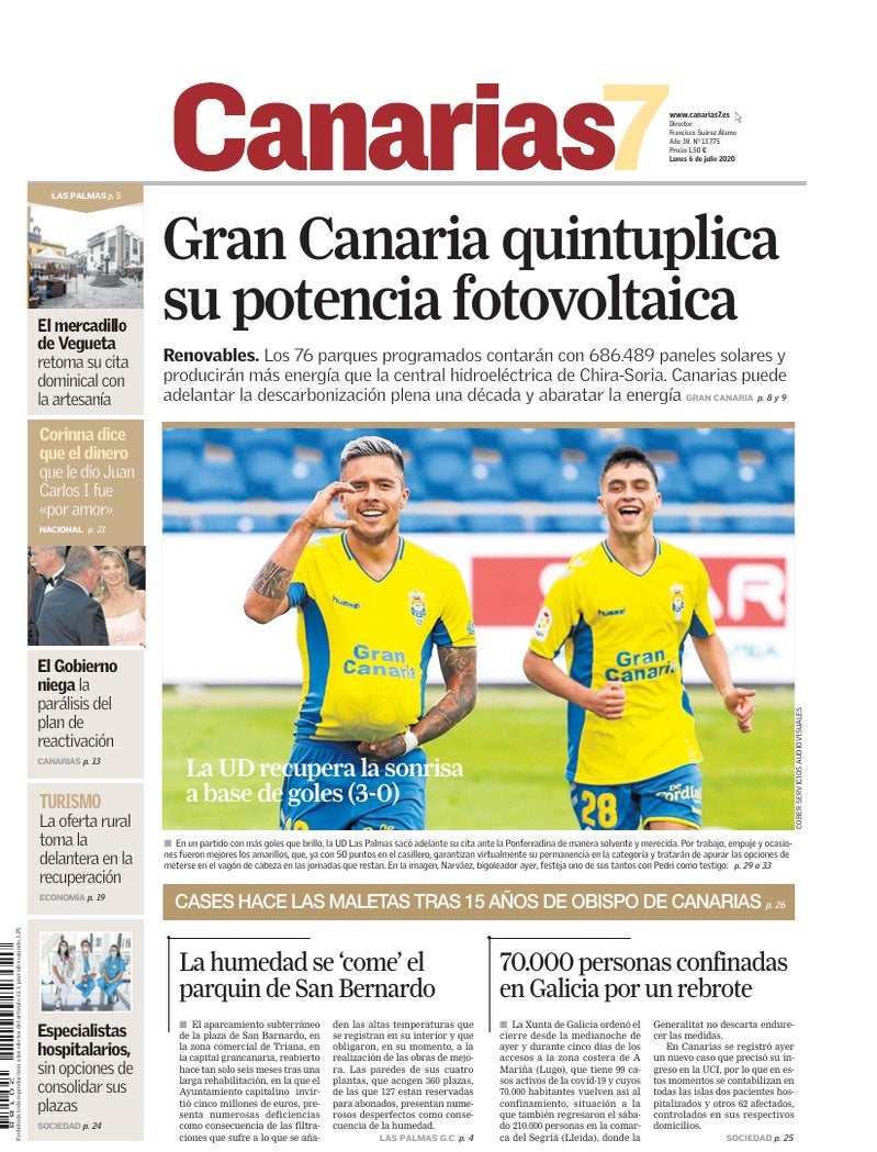 Portada Canarias7 06-07-2020