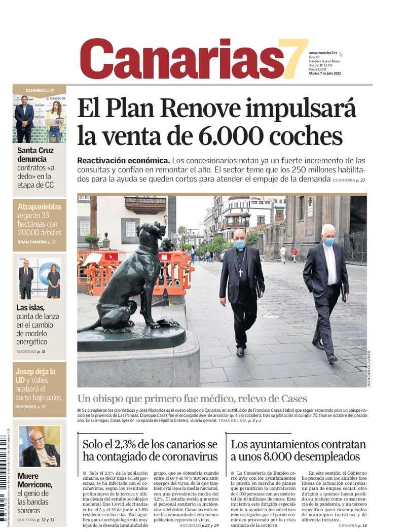 Portada Canarias7 07-07-2020