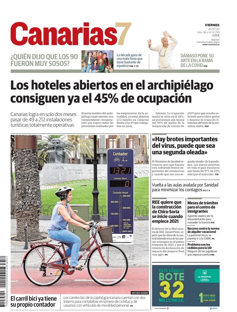 Portada Canarias7 24-07-2020