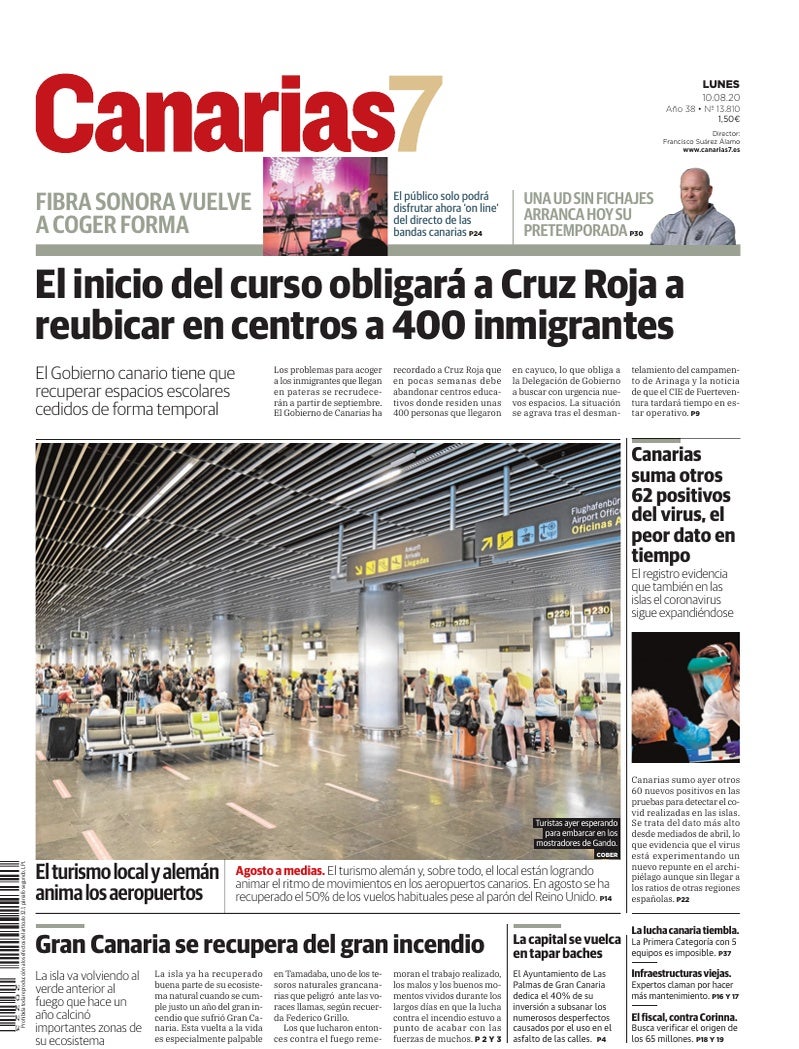 Portada Canarias7 10-08-2020