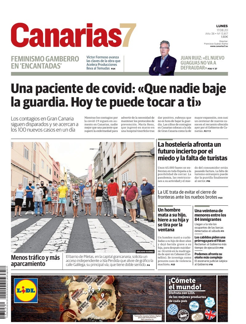 Portada Canarias7 17-08-2020