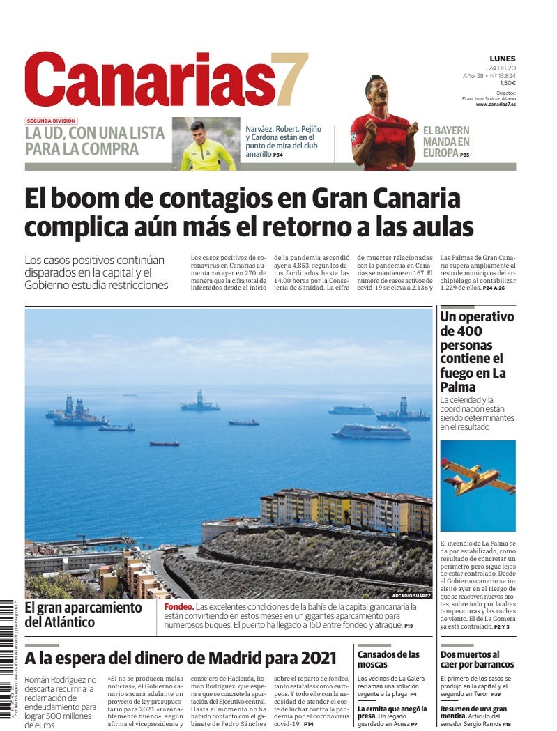 Portada Canarias7 24-08-2020