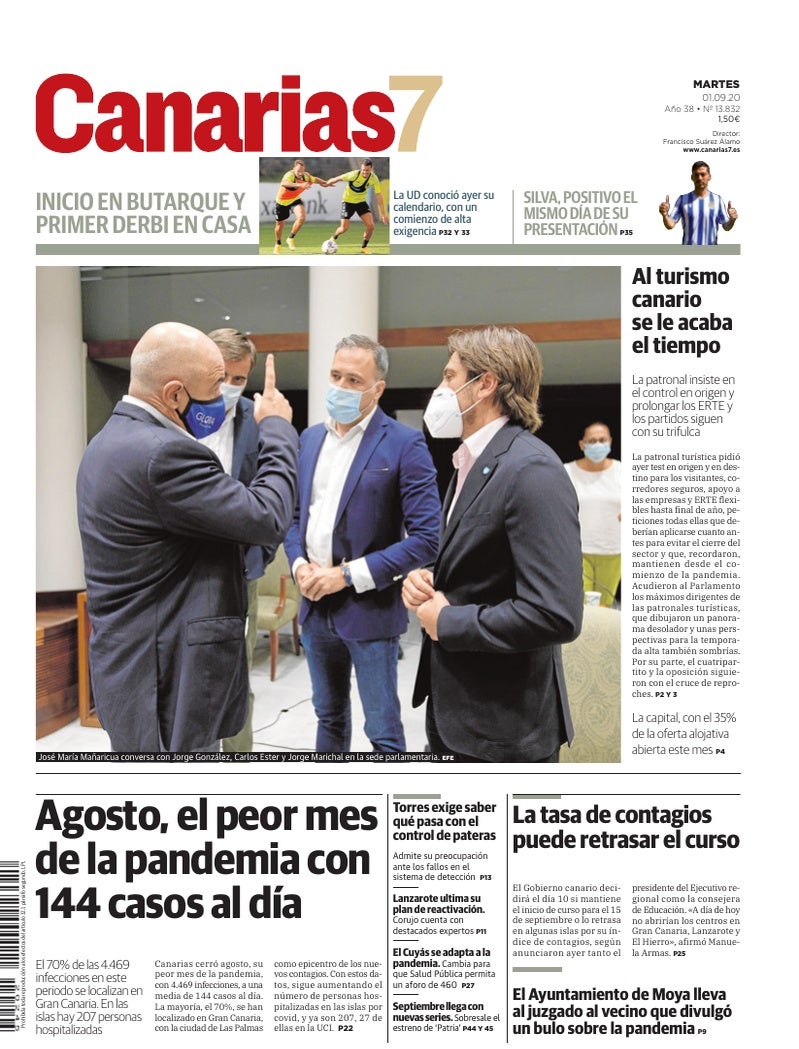 Portada Canarias7 01-09-2020