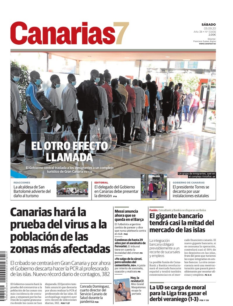 Portada Canarias7 05-09-2020