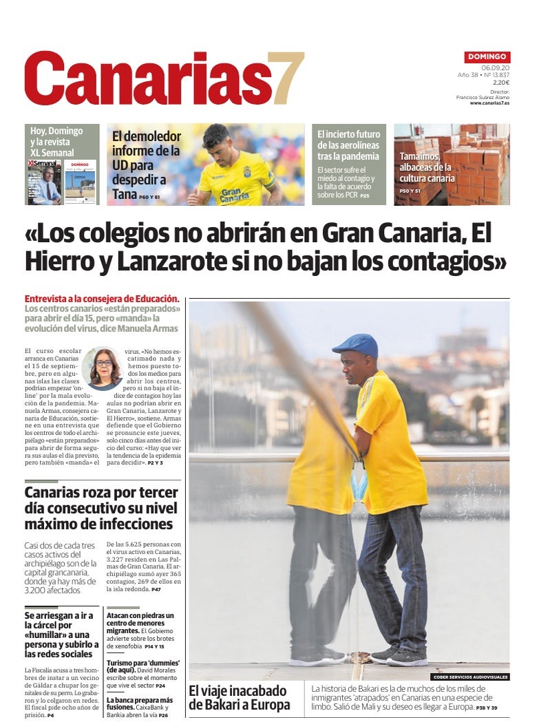 Portada Canarias7 06-09-2020