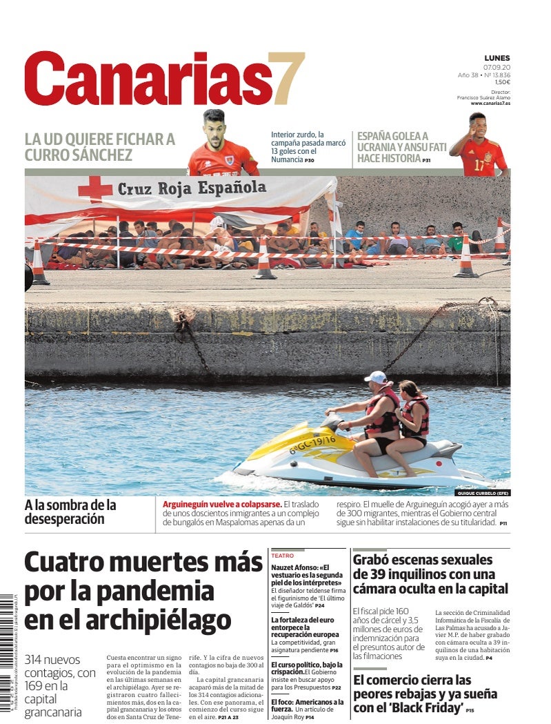 Portada Canarias7 07-09-2020