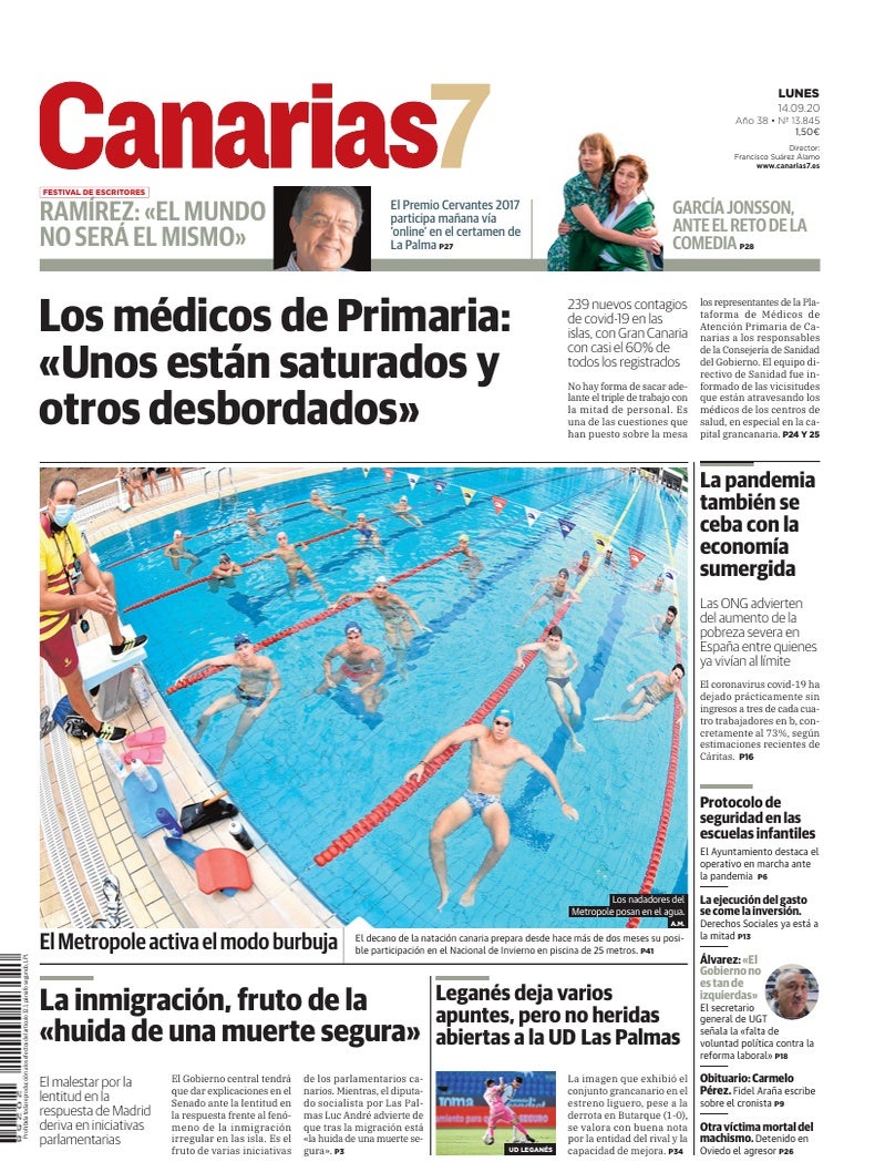 Portada Canarias7 14-09-2020