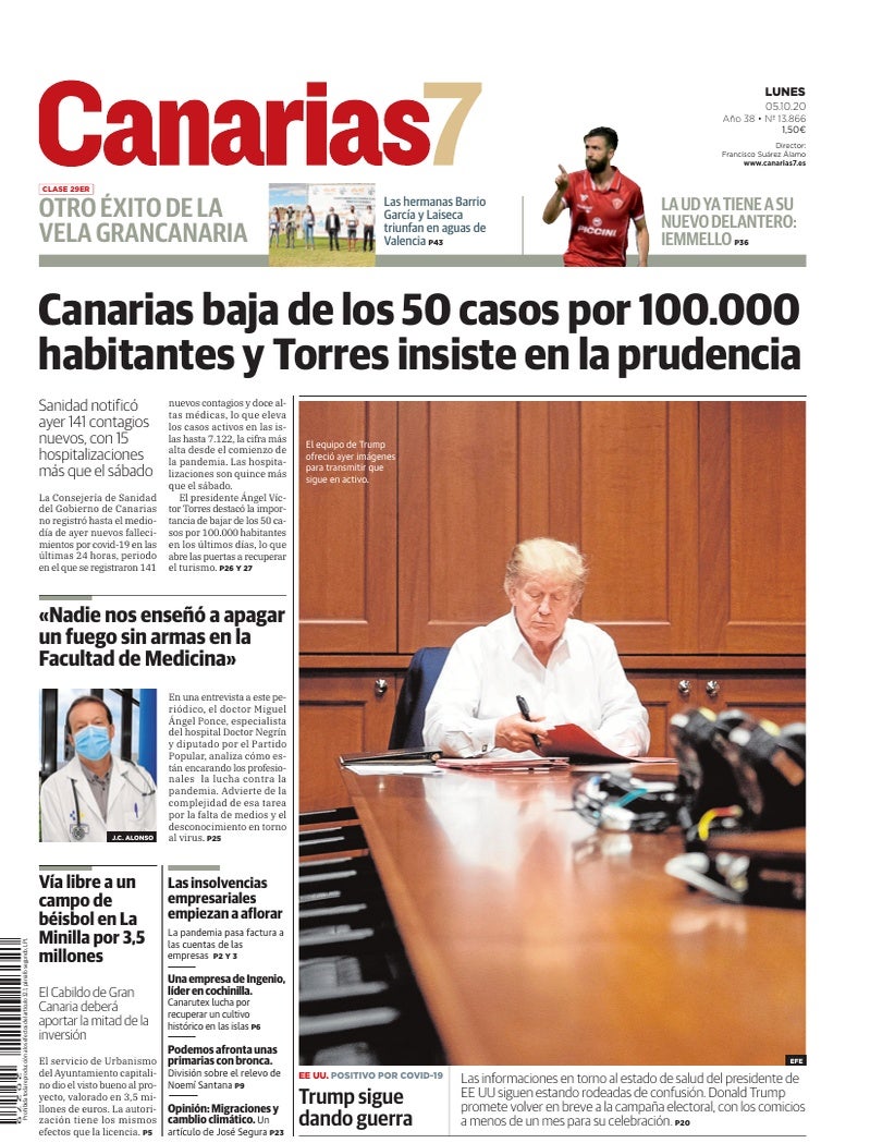 Portada Canarias7 05-10-2020