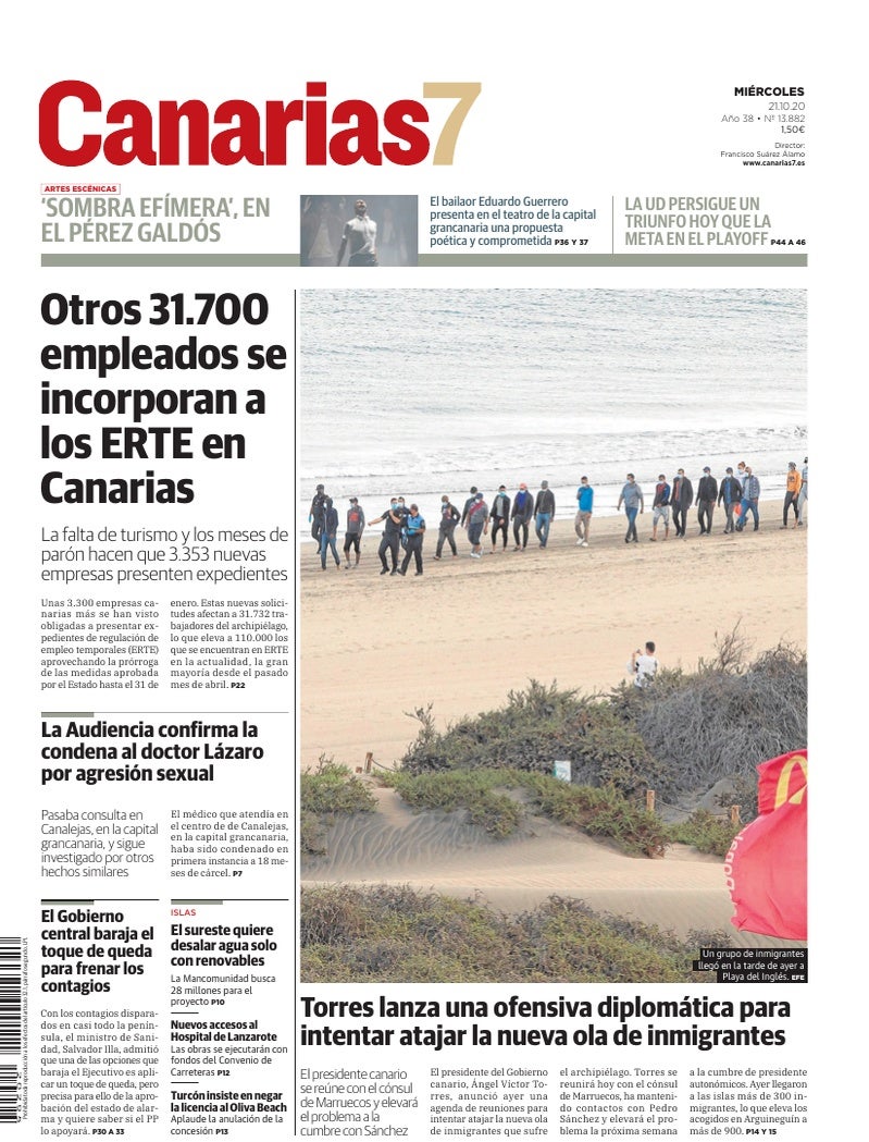 Portada Canarias7 21-10-2020