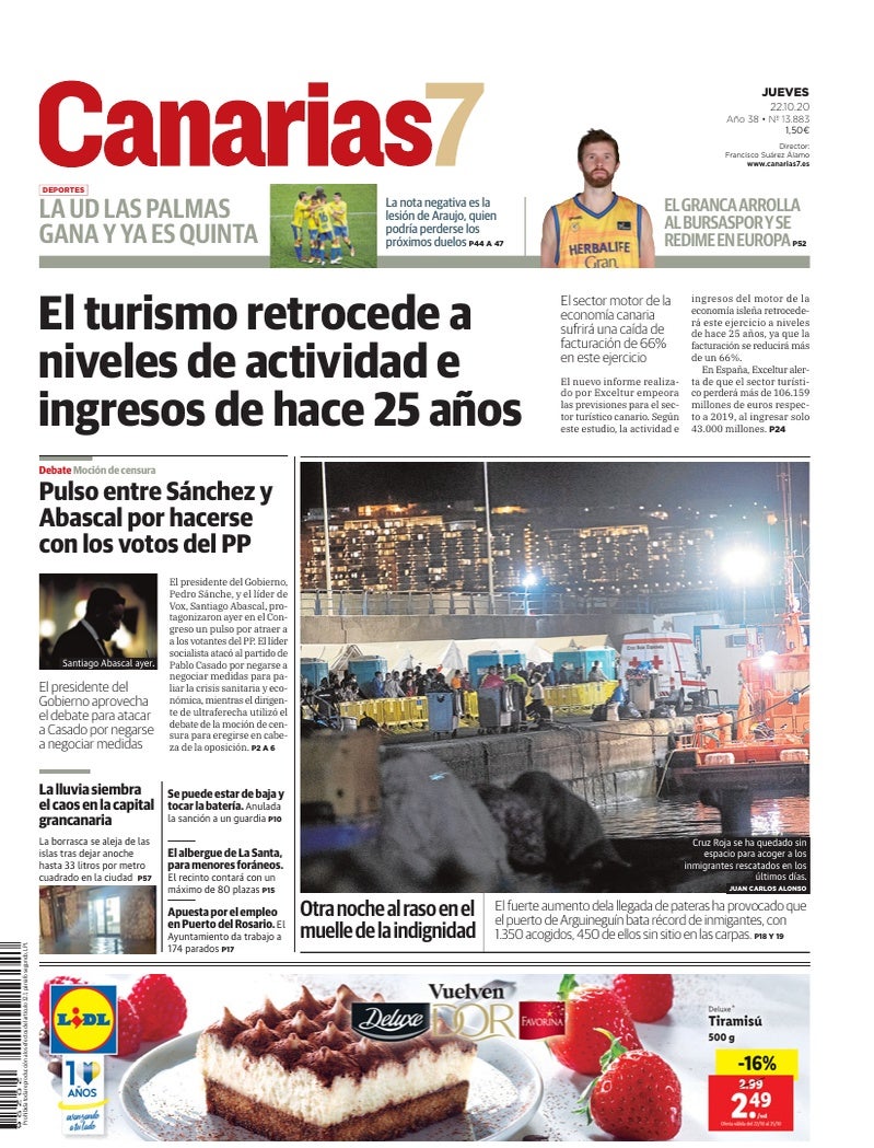 Portada Canarias7 22-10-2020