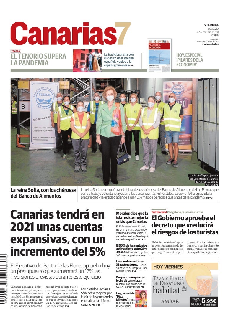 Portada Canarias7 30-10-2020