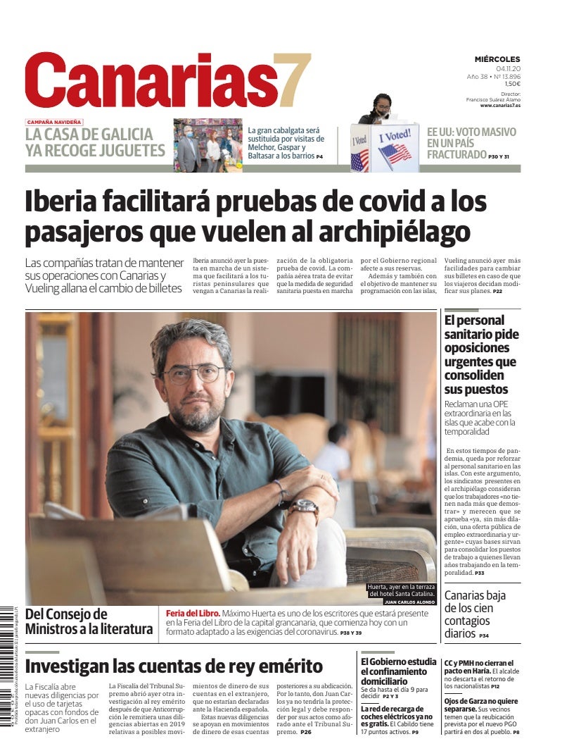 Portada Canarias7 04-11-2020