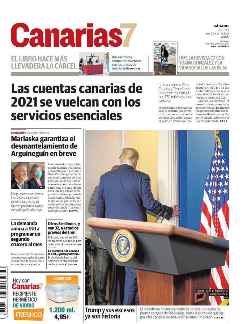 Portada Canarias7 07-11-2020