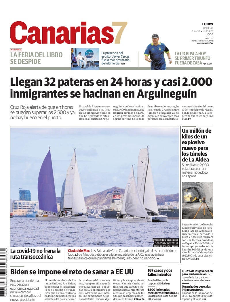 Portada Canarias7 09-11-2020