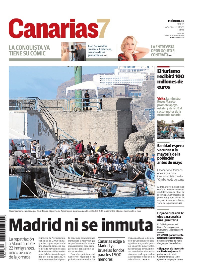 Portada Canarias7 11-11-2020