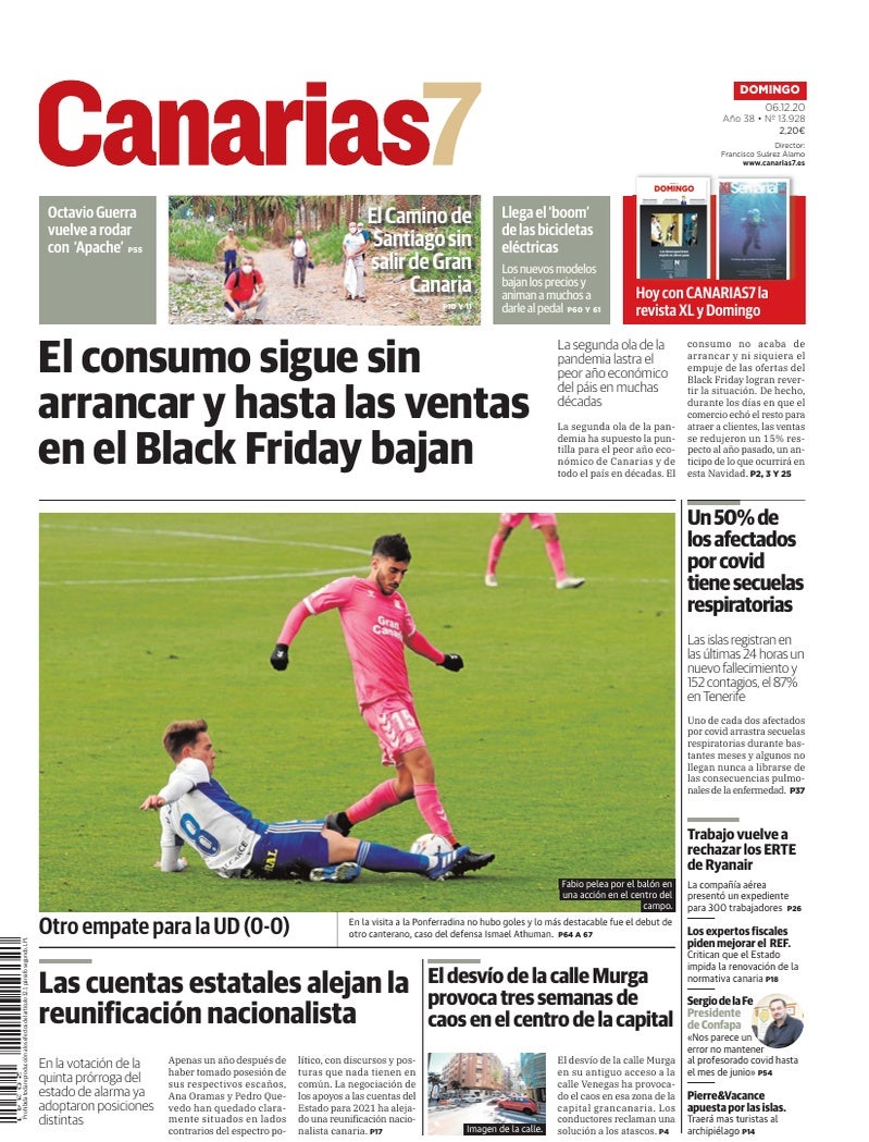 Portada Canarias7 06-12-2020