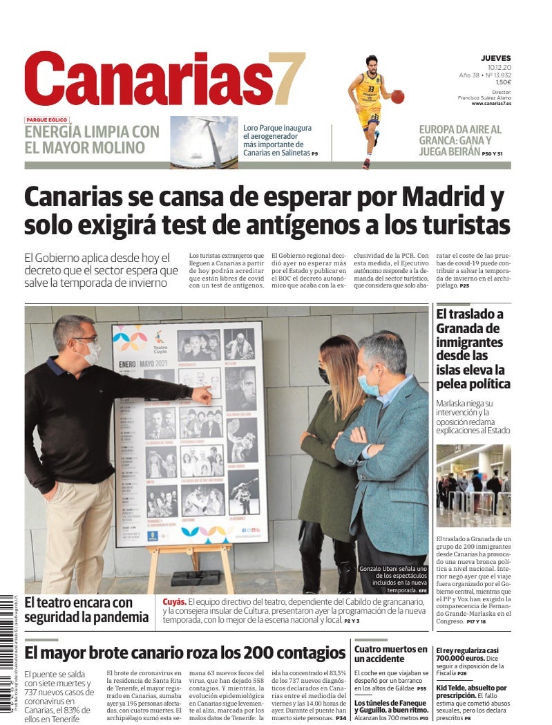 Portada Canarias7 10-12-2020
