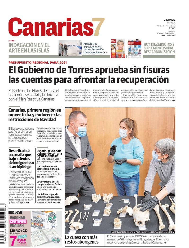Portada Canarias7 18-12-2020